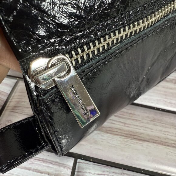 Michael Michael Kors Women's Perry‎ Leather Buckled Platform Moto Booties Size 7 - Picture 7 of 8